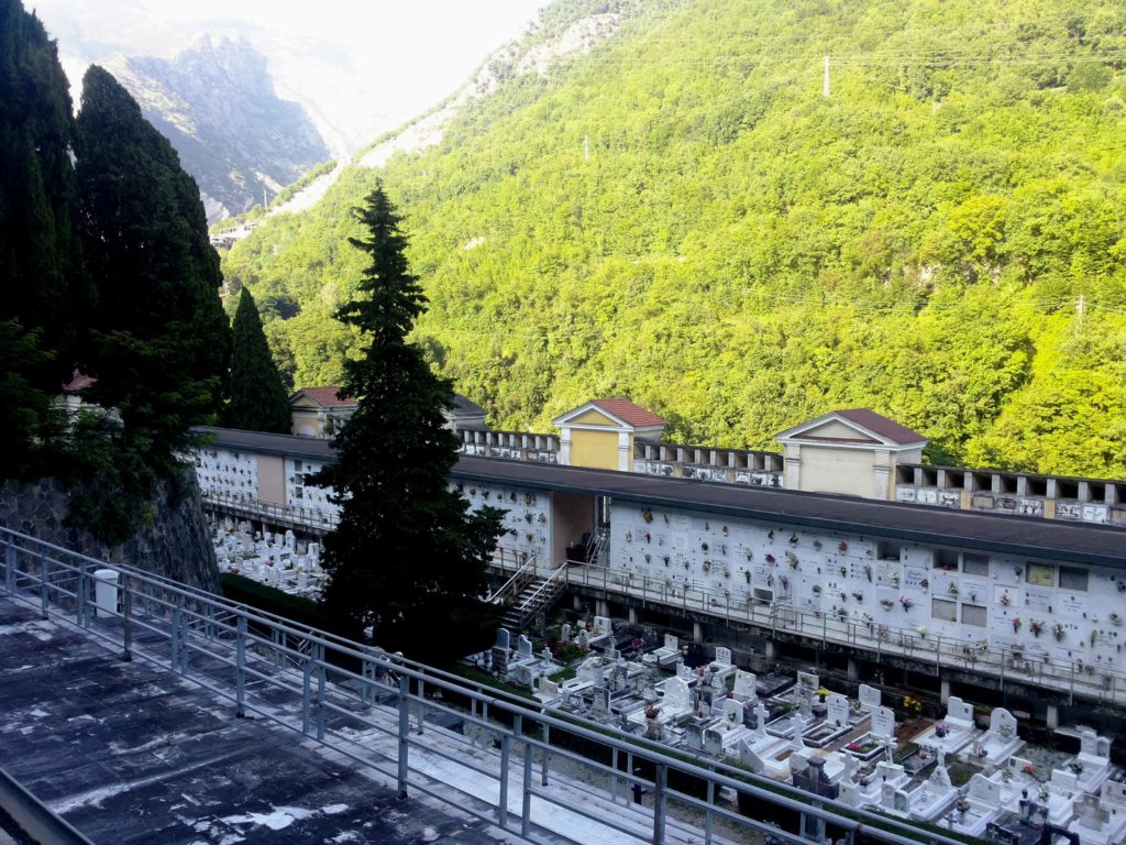 vista dei diversi livelli sulla montagna