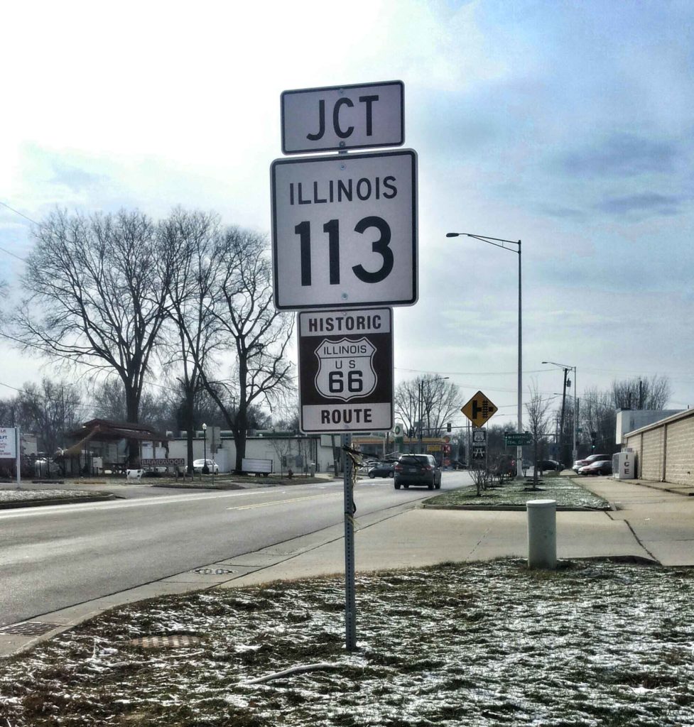 route 66 on the road
