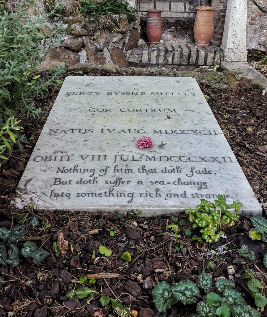 tomba di percy bysshe shelley